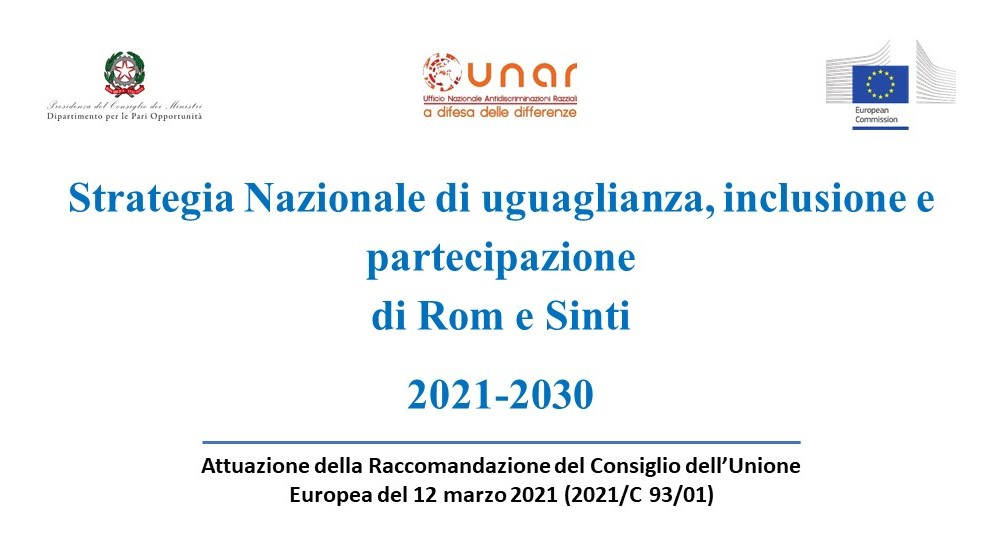 Strategia Nazionale di uguaglianza, inclusione e partecipazione di Rom e Sinti 2021-2030